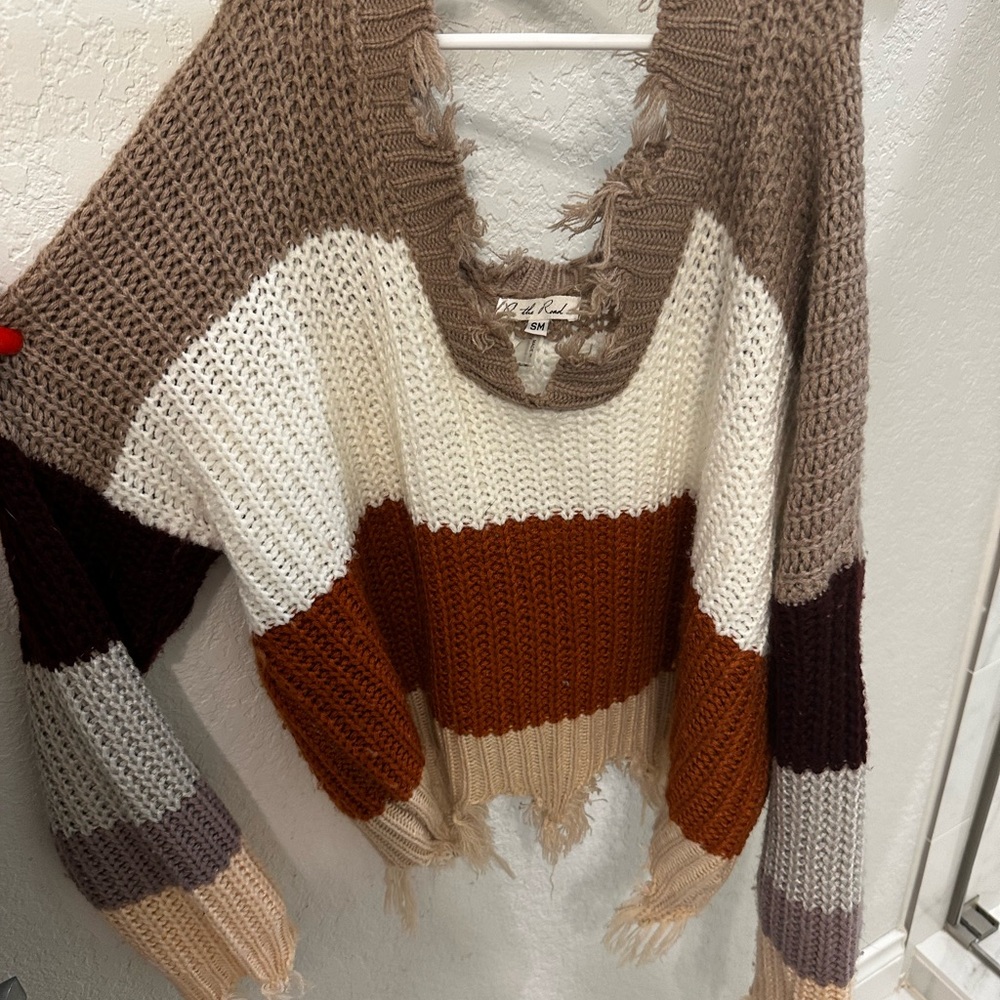 Wild Fable Women's Multicolor Striped Sweater